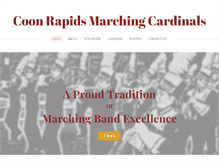 Tablet Screenshot of marchingcardinals.com